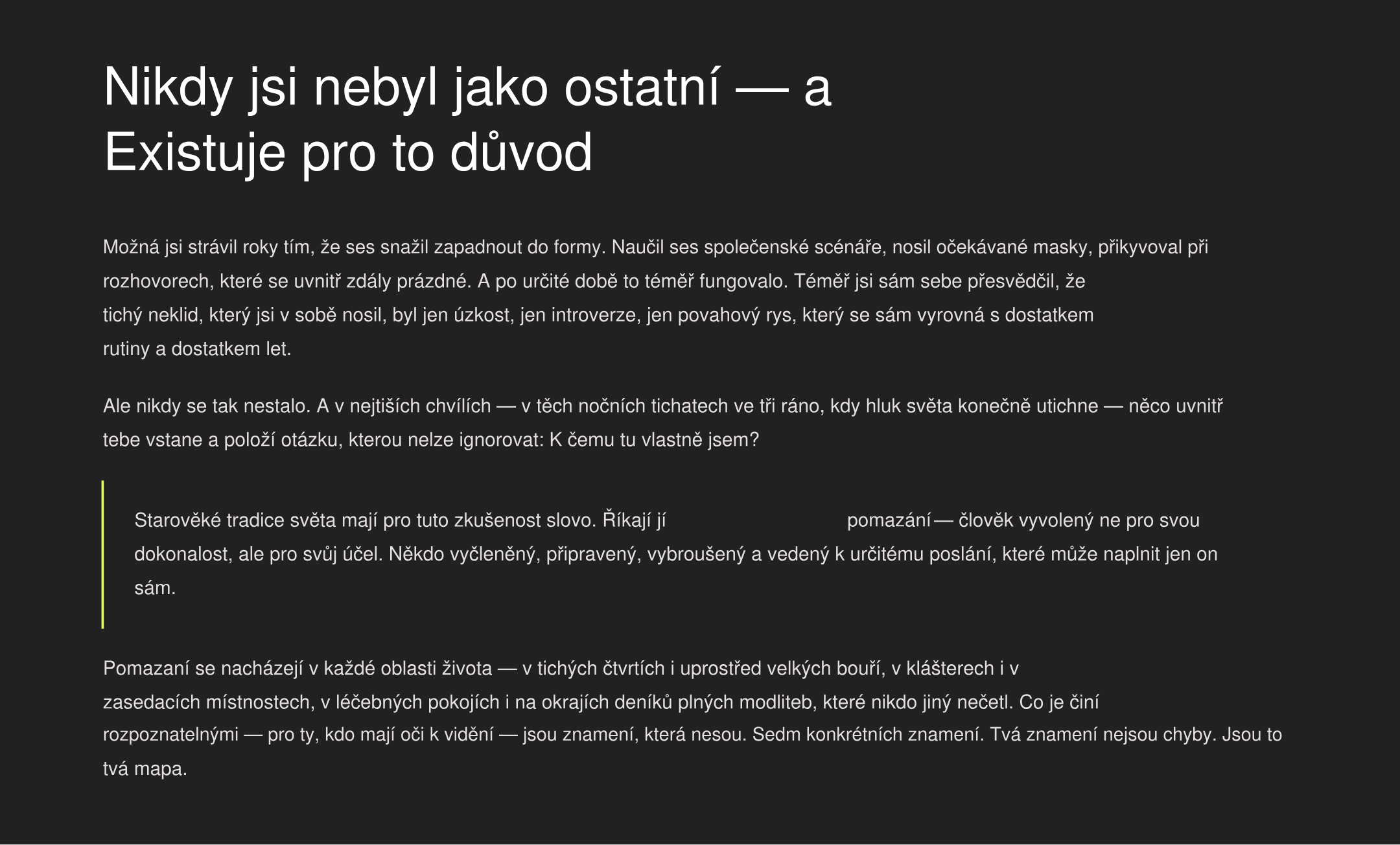 7 Znamení Pomazaných: Znamení, Která Odhalují Tvé Poslání