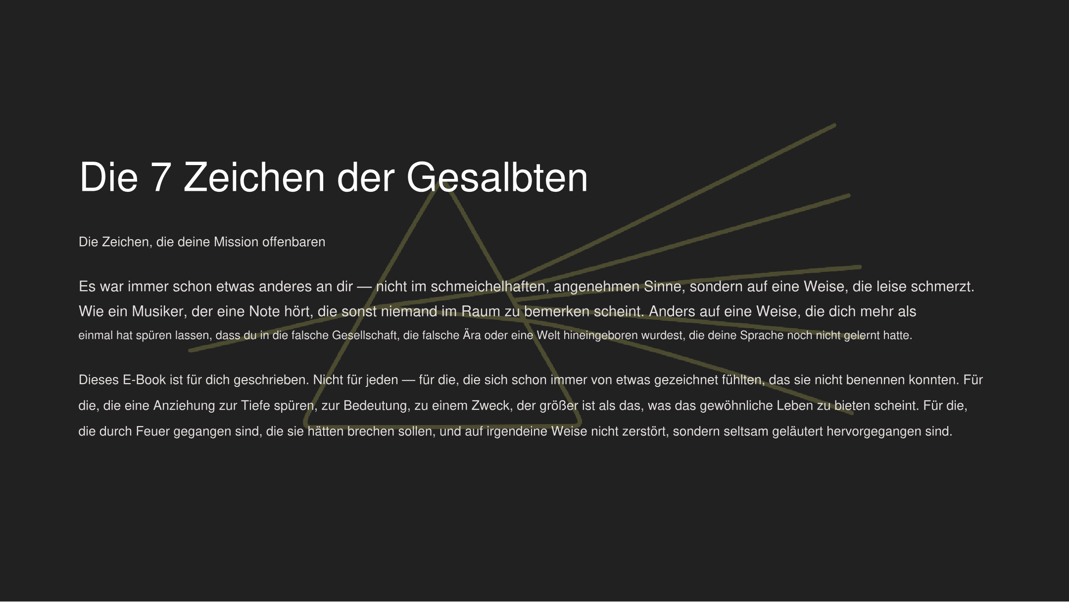 Die 7 Merkmale der Gesalbten: Die Zeichen, Die Deine Mission Offenbaren
