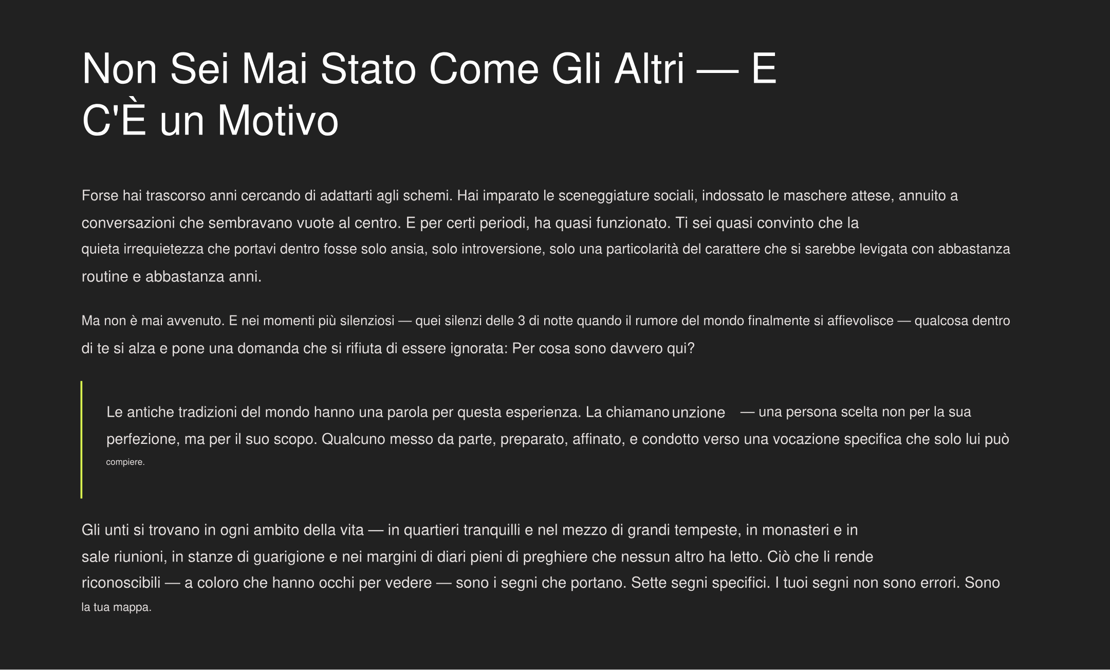 I 7 Segni degli Unti: I Segnali Che Rivelano la Tua Missione